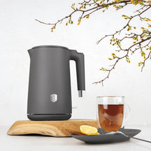 BerlingerHaus Waterkoker Dubbelwandig Mat Antraciet - 1.7 Liter - 1800W