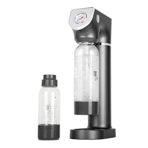 BerlingerHaus Bruiswatermaker Mat Antraciet - Barometer - Inclusief 2 Flessen