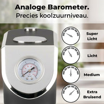BerlingerHaus Bruiswatermaker Mat Antraciet - Barometer - Inclusief 2 Flessen