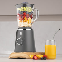 BerlingerHaus Blender Mat Antraciet - Glazen Kan - 1.5 Liter - 1000W