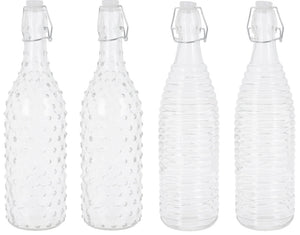 Cookinglife Beugelflessen Dots & Lines - 1 Liter - 4 stuks