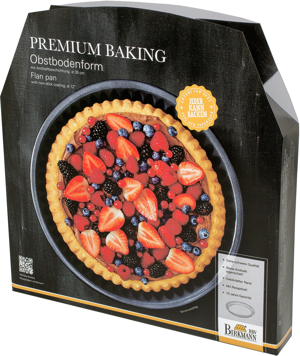 Birkmann Taartvorm / Bakvorm / Quichevorm Premium Baking Flan ø 30 x 4.5 cm