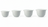 Birkmann Mengkommen / Beslagkommen Colour bowls set 4-Delig- 1.5, 2, 3 en 4 Liter - White