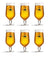 Birra Moretti Bierglazen - 250 ml - 6 stuks
