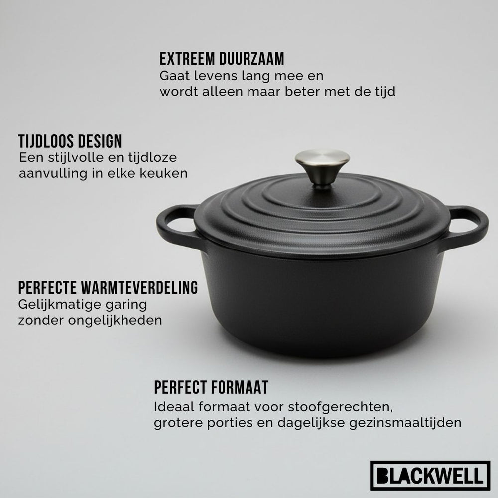 Blackwell Braadpan Cast Iron Gietijzer ø 24 cm
