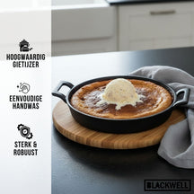Blackwell Koekenpan met handvaten Cast Iron - Gietijzer - ø 20 cm - zonder anti-aanbaklaag