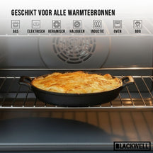 Blackwell Koekenpan met handvaten Cast Iron - Gietijzer - ø 20 cm - zonder anti-aanbaklaag