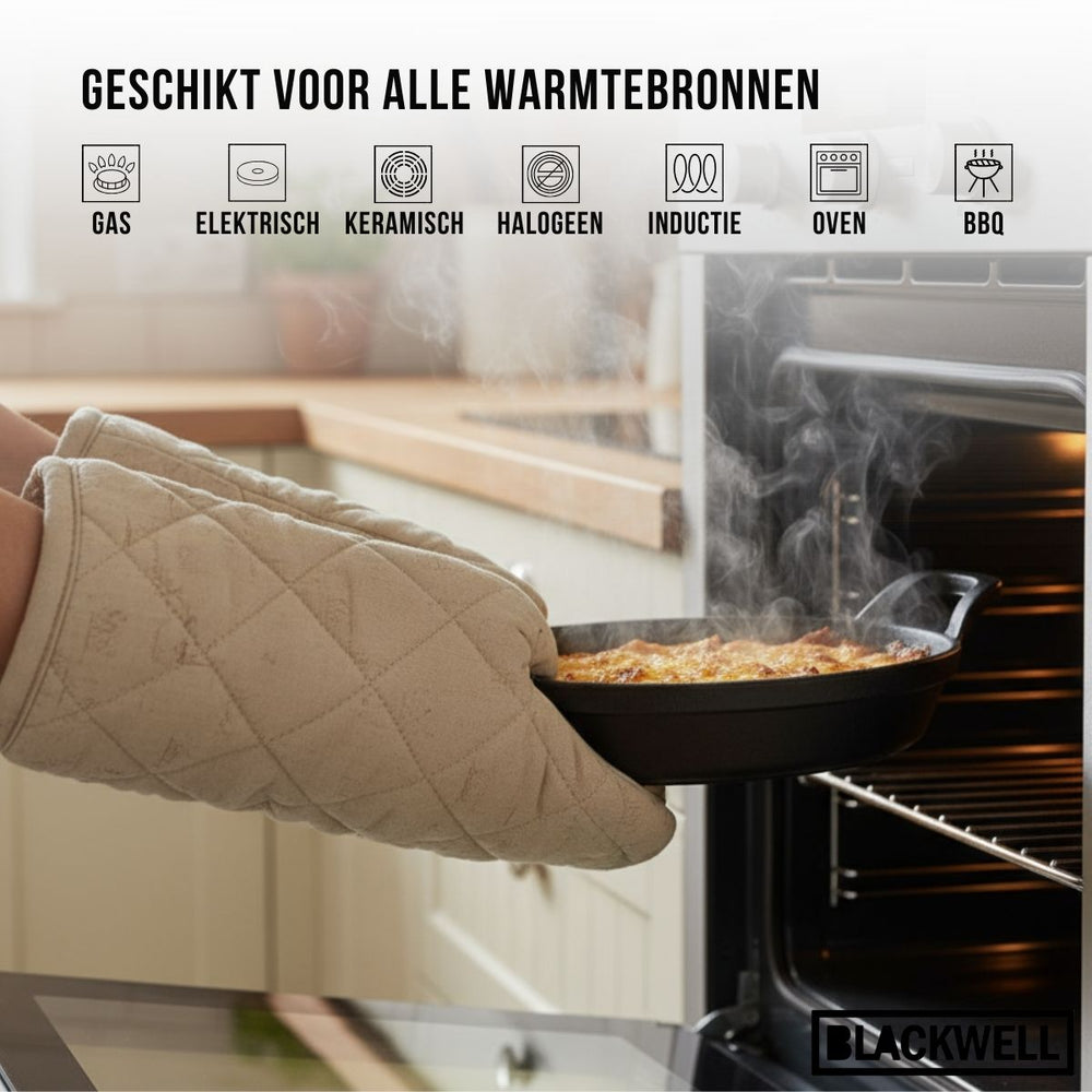 Blackwell Ovenschaal Cast Iron Gietijzer Ovaal 21 x 15 x 4 cm - zonder anti-aanbaklaag