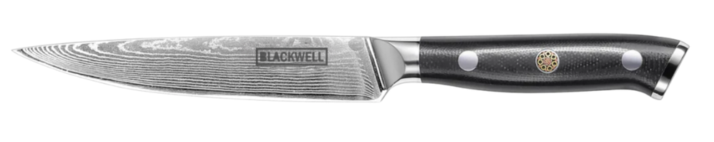 Blackwell Officemes Japanse stijl - 67 lagen damaststaal - VG10 - 12,5 cm