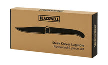 Blackwell Steakmessen Laguiole - Rozenhout - 6 Stuks