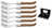 Blackwell Steakvorken Laguiole - Olijfhout - 6 Stuks