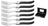 Blackwell Steakvorken Laguiole - Pakkahout - 6 Stuks