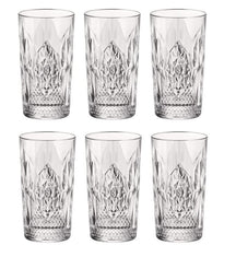 Cocktailset Rooie Annie - Karaf 1.6 L met 6 Longdrinkglazen 490 ml, Cocktaillepel & IJsblokjesvorm