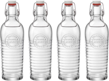 Bormioli Rocco Beugelflessen / Weckflessen Officina 1825 - Transparant - 1.2 liter - 4 stuks