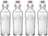 Bormioli Rocco Beugelflessen / Weckflessen Officina 1825 - Transparant - 1.2 liter - 4 stuks