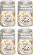 Bormioli Rocco Weckpotten Fido 11 x 11 cm / 1 liter - 4 stuks