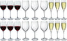 Bormioli Rocco Wijnglazenset Premium (Wijnglazen & Champagneglazen) - 18 delige set