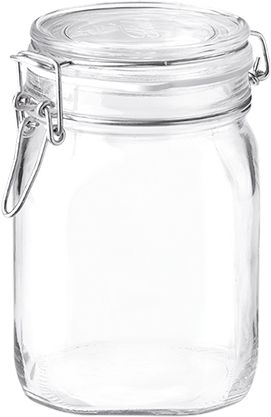 Bormioli Rocco Weckpotten Fido 11 x 11 cm / 1 liter - 6 stuks