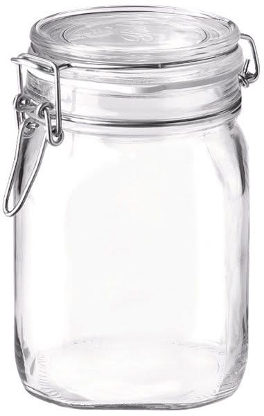 Bormioli Rocco Weckpotten Fido 11 x 11 cm / 1 liter - 4 stuks