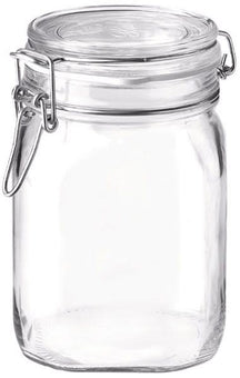 Bormioli Rocco Weckpotten Fido 11 x 11 cm / 1 liter - 4 stuks