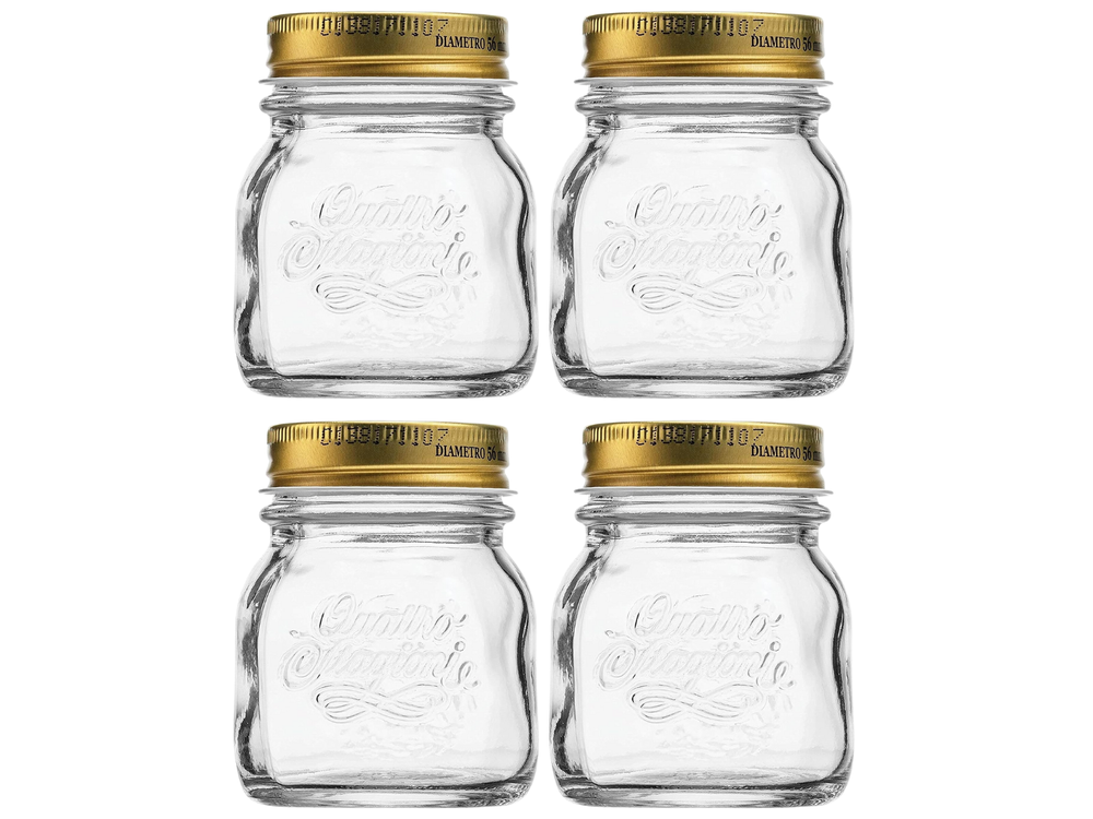 Bormioli Rocco Weckpot Quattro Stagioni - ø 7.5 cm / 150 ml - 4 stuks