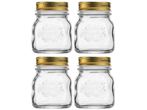 Bormioli Rocco Weckpot Quattro Stagioni - ø 7.5 cm / 150 ml - 4 stuks