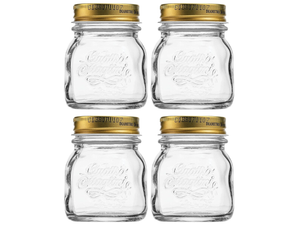 Bormioli Rocco Weckpot Quattro Stagioni - ø 7.5 cm / 150 ml - 4 stuks