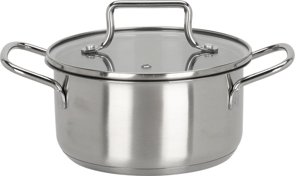 Cookinglife Kookpan Essential Steel RVS Ø 22 cm - 3.8 liter - geschikt voor alle warmtebronnen