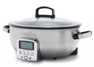 GreenPan Multicooker / Omnicooker - 5.7 Liter - RVS - Keramische anti-aanbaklaag
