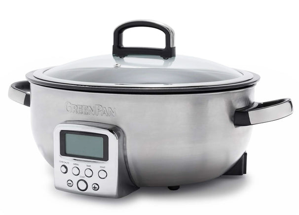 GreenPan Multicooker / Omnicooker - 5.7 Liter - RVS - Keramische anti-aanbaklaag