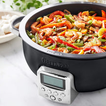 GreenPan Multicooker / Omnicooker - 5.7 Liter - Black - Keramische anti-aanbaklaag