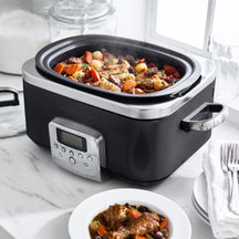 GreenPan Slowcooker - 6.0 Liter - Black - Keramische anti-aanbaklaag