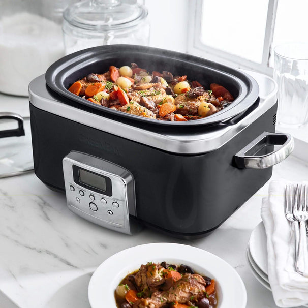 GreenPan Slowcooker - 6.0 Liter - Black - Keramische anti-aanbaklaag