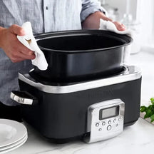 GreenPan Slowcooker - 6.0 Liter - Black - Keramische anti-aanbaklaag