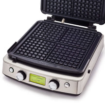 GreenPan Wafelijzer - RVS - inclusief 2 sets wafelplaten - Keramische anti-aanbaklaag