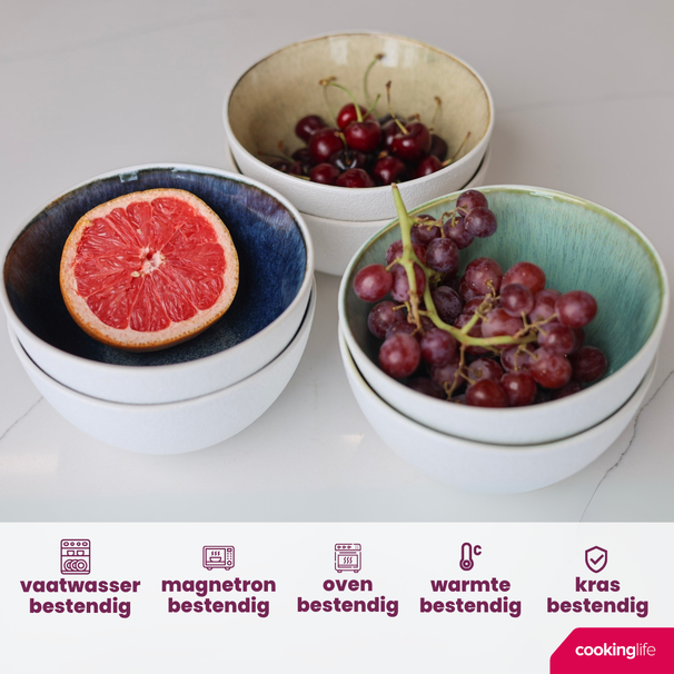 Cookinglife Soepkommen / Kommen Belize ø 15 cm - 6 stuks