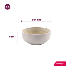 Cookinglife Soepkommen / Kommen Nola Sand ø 14 cm - 6 Stuks