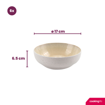Cookinglife Soepkommen / Kommen Nola Sand ø 17 cm - 6 Stuks