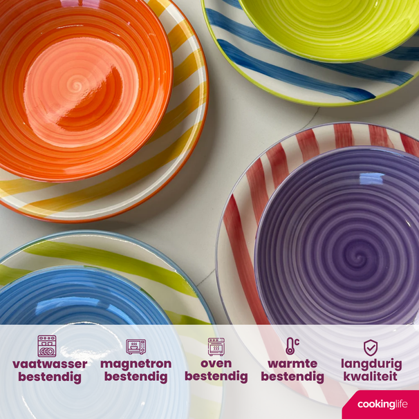 Cookinglife Soepkommen / Kommen Summer Vibes ø 14 cm - 6 stuks