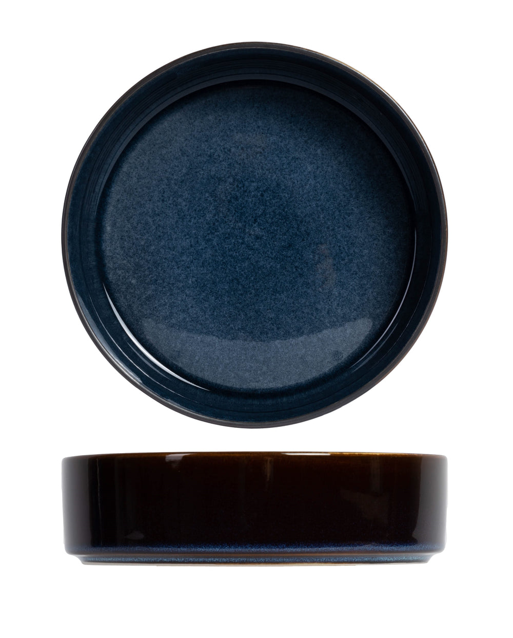 Cosy & Trendy Diepe Borden / Pastaborden - Quintana Blue ø 20 cm / H 5.2 cm - 4 Stuks