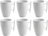 BonBistro Cappuccino kopjes Yong Squito 300 ml - Wit - 6 stuks