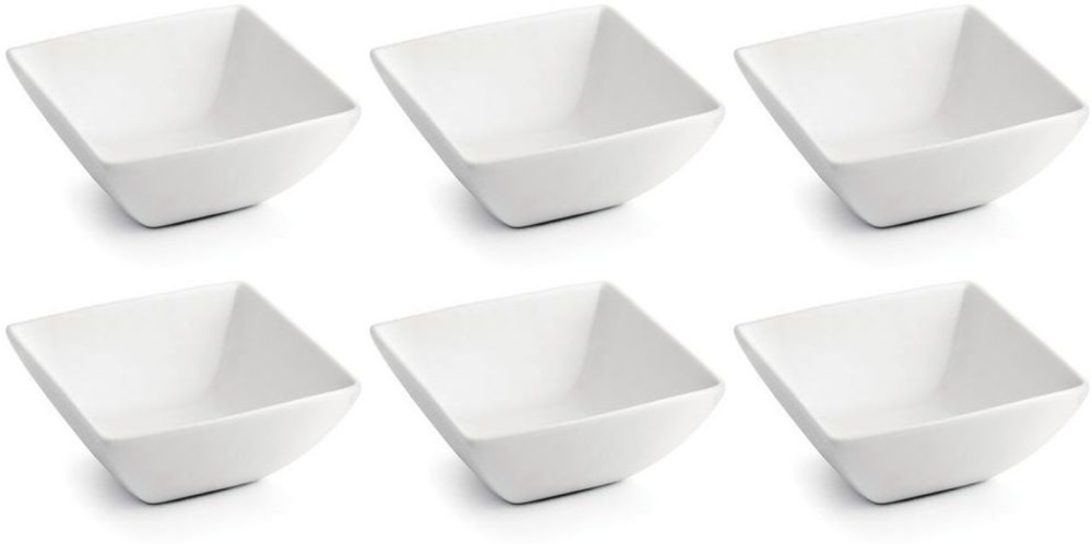 BonBistro Soepkommen / Kommen Yong Squito 14 x 14 cm - Wit - 6 stuks