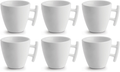 BonBistro Koffiekop Yong Squito 170 ml - Wit - 6 stuks
