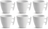 BonBistro Koffiekop Yong Squito 170 ml - Wit - 6 stuks
