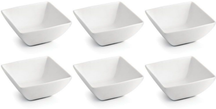 BonBistro Kommen Yong Squito 18 x 18 cm - Wit - 6 stuks