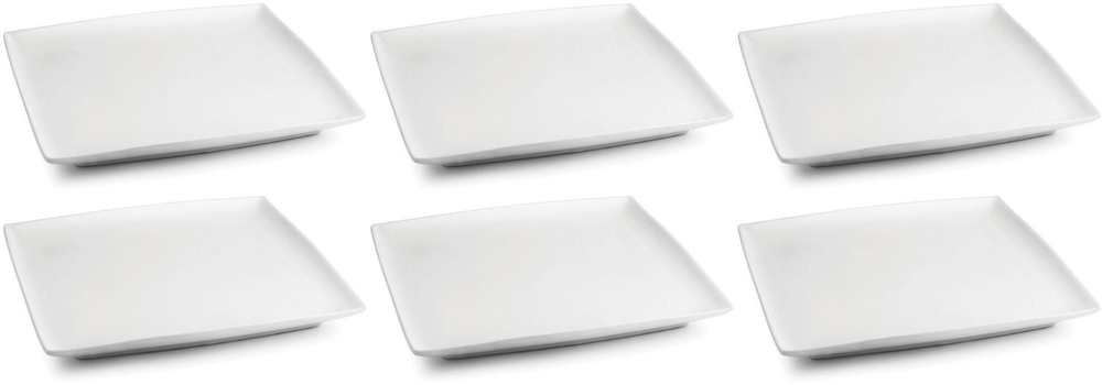 BonBistro Petitfour Bordjes Yong Squito 10 x 10 cm - Wit - 6 stuks