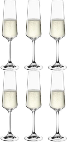 Leonardo Champagneglazen / Flutes - Paladino - 220 ml - 6 stuks