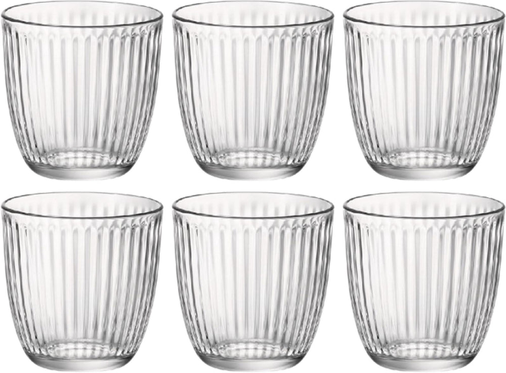 Bormioli Rocco Waterglazen Line Transparant 290 ml - 6 stuks