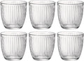 Bormioli Rocco Waterglazen Line Transparant 290 ml - 6 stuks