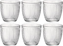 Bormioli Rocco Waterglazen Line Transparant 290 ml - 6 stuks